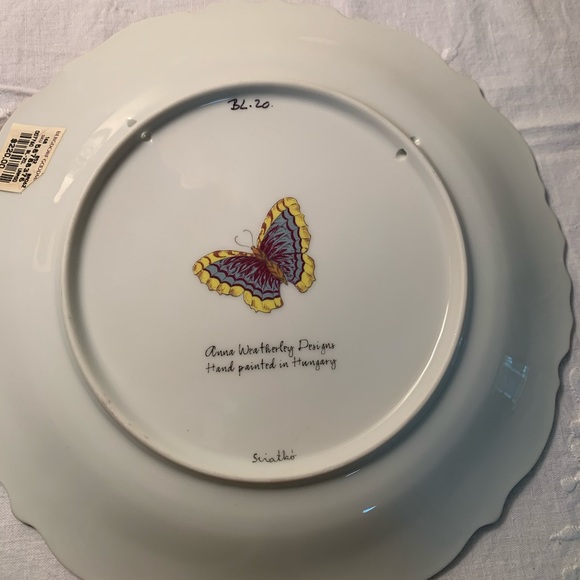 Anna Weatherley Plate - hand painted in Hungary - Picture 2 of 6